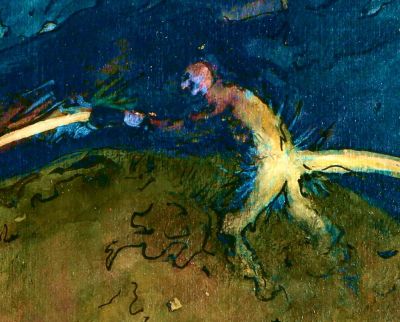 omo cercante, particolare da fiat lux